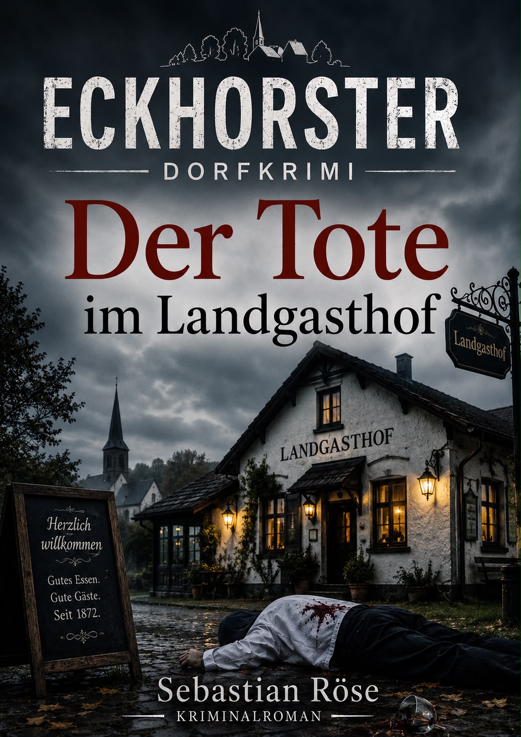 Cover: Der Tote im Landgasthof, Eckhorster Dorfkrimi von Sebastian Röse